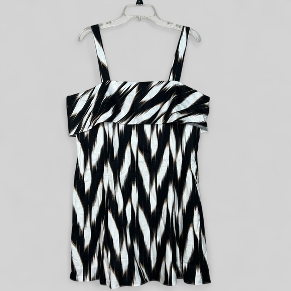 NWT Banana Republic linen blend tribal print dress - Picture 2 of 7